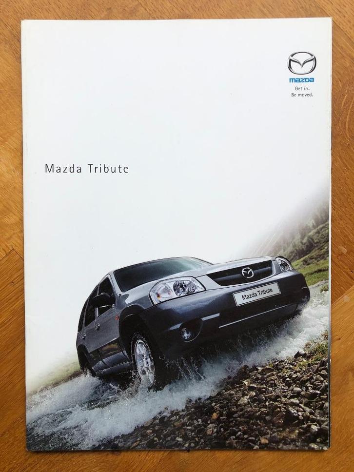 Mazda Tribute folder 2000, Boeken, Auto's | Folders en Tijdschriften, Nieuw, Mazda, Verzenden