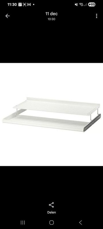 3x Uittrekbaar Schoenenrek Ikea Pax 100x58 - afbeelding 1