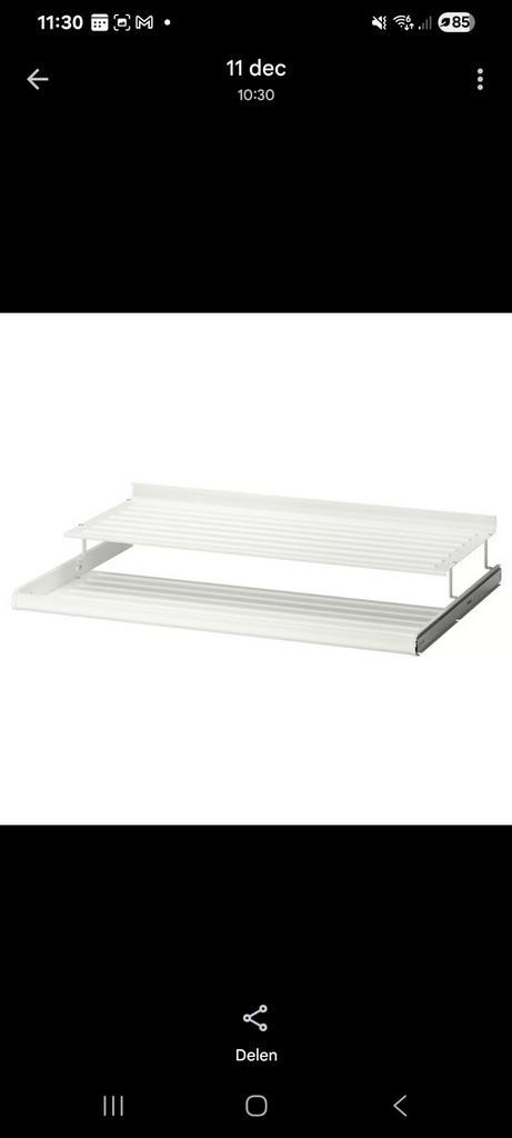 3x Uittrekbaar Schoenenrek Ikea Pax 100x58, Huis en Inrichting, Kasten | Schoenenrekken, Gebruikt, Ophalen