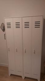 Kledingkast wit lockerstijl 187x100x40 (hxbxd), Huis en Inrichting, Kasten | Lockerkasten, Ophalen, Zo goed als nieuw