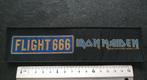 Iron Maiden Flight 666 strip patch 292 --2011--19,5 x 5 cm, Nieuw, Kleding, Verzenden