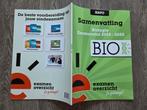 Samenvatting Examenstof Biologie HAVO Examen Overzicht, Ophalen, Biologie, HAVO, ExamenOverzicht