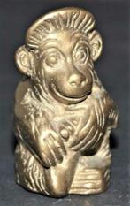 Koperen aap - Hoogte 5 cm (93) - NIEUW, Verzamelen, Dierenverzamelingen, Nieuw, Wild dier, Ophalen of Verzenden, Beeldje of Figuurtje