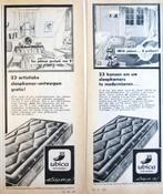 10 vintage advertenties reclames matrassen 35-60 bedden bed, Ophalen of Verzenden, Gebruikt, Overige typen
