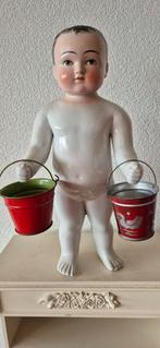 Antieke badpop-frozen Charlie- 42cm., Ophalen of Verzenden