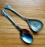 Verzilverde suikerlepels, Antiek en Kunst, Ophalen of Verzenden