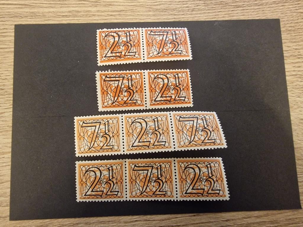 NVPH 356a 356b 356c 356d ongestempeld Nederland, Ophalen of Verzenden