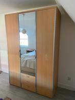Kledingkast met spiegel,  hang- en legdeel, Huis en Inrichting, Kasten | Kledingkasten, Ophalen, 100 tot 150 cm, 150 tot 200 cm