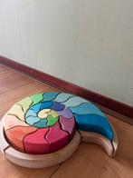 Grimms Slakkenhuis Puzzel Hout, 2 tot 4 jaar, 10 tot 50 stukjes, Ophalen of Verzenden, Zo goed als nieuw