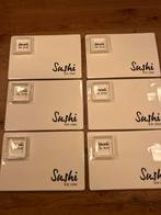 6 Riviera Maison Sushi Borden met Soyasaus Bakje, Overige typen, Ophalen of Verzenden, Zo goed als nieuw, Overige stijlen