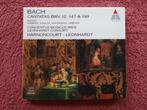 Bach Cantatas 12, 147 & 199 h Harnoncourt Leonhardt, Cd's en Dvd's, Gebruikt, Met libretto, Ophalen of Verzenden, Barok