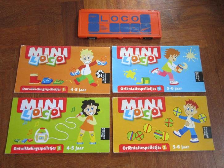 Loco mini : doos + 4 boekjes ontwikkeling + oriëntatie, Kinderen en Baby's, Speelgoed | Educatief en Creatief, Gebruikt, Puzzelen