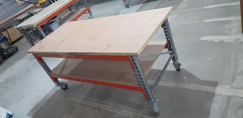 Werktafel / werkbank op wielen - 8 stuks, Doe-het-zelf en Verbouw, Werkbanken, Gebruikt, 70 tot 120 cm, Ophalen