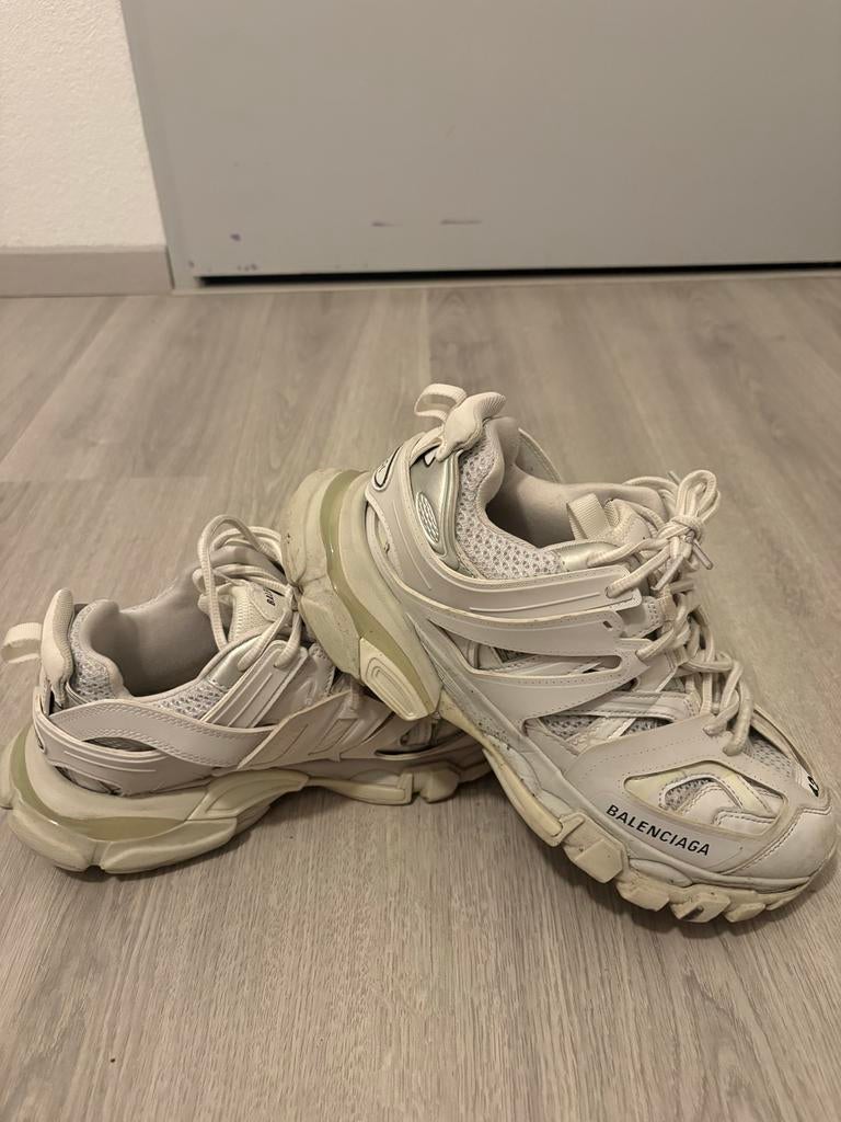 Balenciaga Track Sneakers - Wit, Wit, Ophalen of Verzenden, Sneakers of Gympen, Gedragen