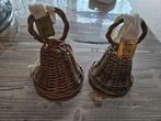 Riviera Maison 2x Rattan Kerstklokken Te Koop!, Ophalen of Verzenden, Gebruikt