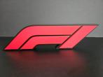 Formule 1 logo 3d geprint zeer goede kwaliteit 30 cm x 8 cm, Ophalen of Verzenden, Nieuw, Formule 1