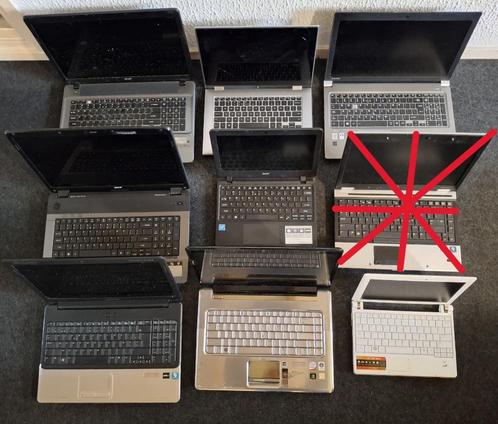 13 laptops en meer in 1 verkoop of per stuk, Computers en Software, Windows Laptops, Ophalen