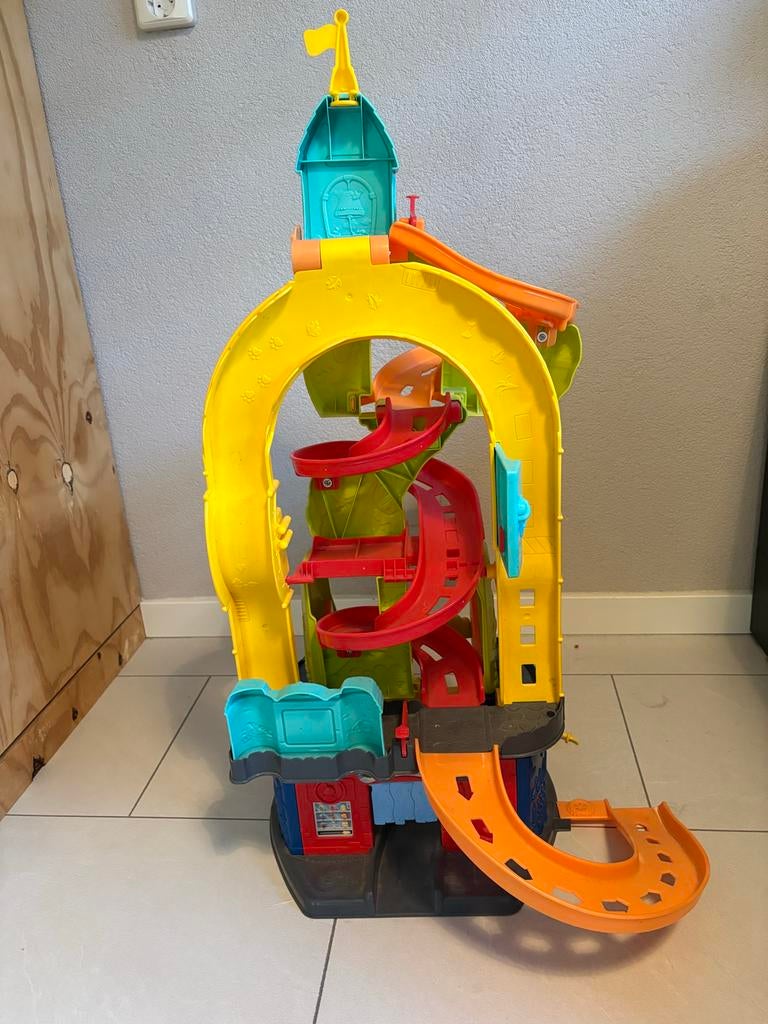 Fisher-Price Little People Racebaan, Ophalen, Zo goed als nieuw, Jongen of Meisje