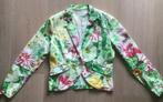 Trendy jasje met grote bloemen, 40, Maat 38/40 (M), Ophalen of Verzenden, Jasje, Gedragen