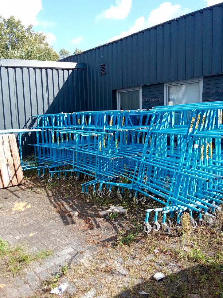 Bankenrekken - Verrijdbaar voor Handel/Kringloop, Huis en Inrichting, Fauteuils, Zo goed als nieuw, Minder dan 50 cm, Ophalen of Verzenden