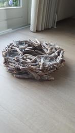 adventskrans - krans met waxinelichthouders 40 cm., Huis en Inrichting, Woonaccessoires | Kransen, Ophalen of Verzenden, Zo goed als nieuw