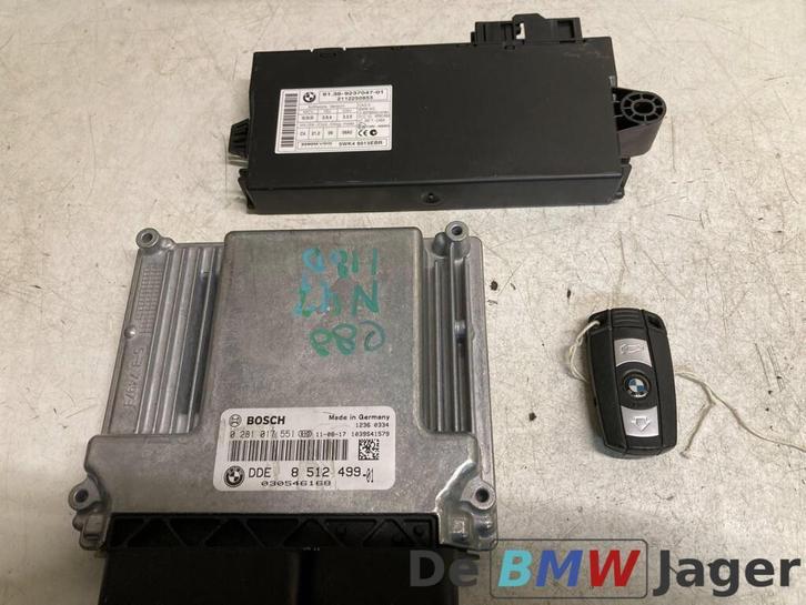 DDE module + CAS module + sleutel BMW E88 E81 8512499 N47, Auto-onderdelen, Elektronica en Kabels, BMW, Gebruikt, Ophalen of Verzenden