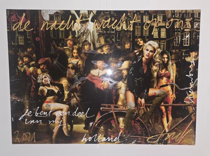 Jack liemberg met echtheid certificaat  140 cm bij 100 cm, Antiek en Kunst, Kunst | Schilderijen | Modern, Ophalen