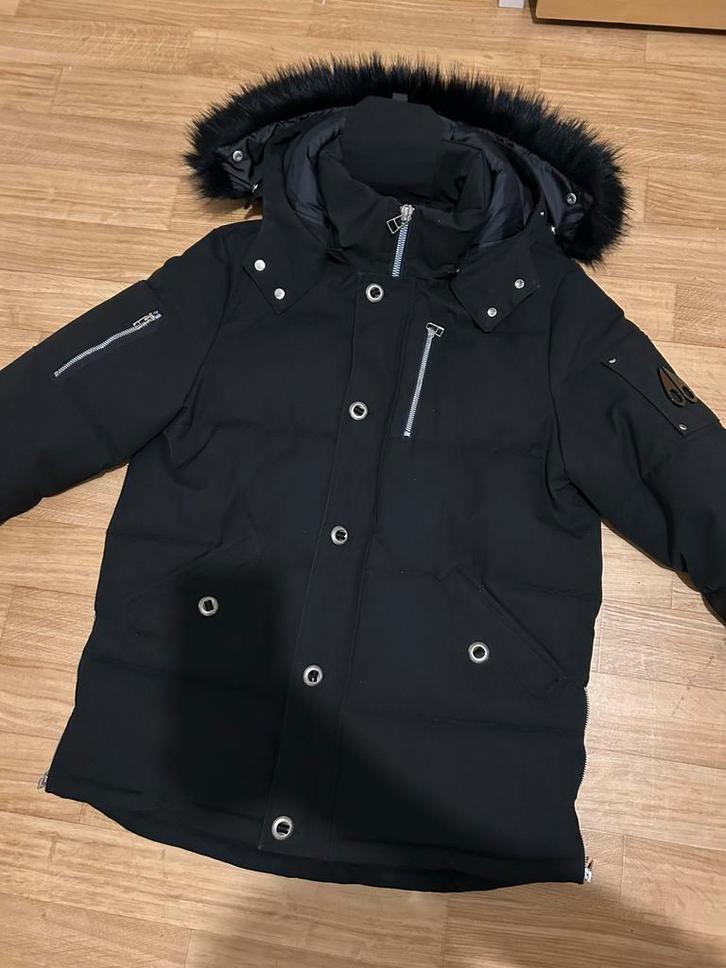 Moose Knuckels jas — Zwart, Kleding | Heren, Jassen | Winter, Zo goed als nieuw, Maat 48/50 (M), Zwart, Ophalen of Verzenden