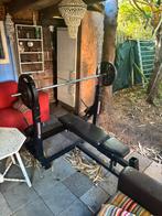 Bench Press / bank druk met gewichten, Sport en Fitness, Fitnessmaterialen, Ophalen, Gebruikt, Fitnessbank