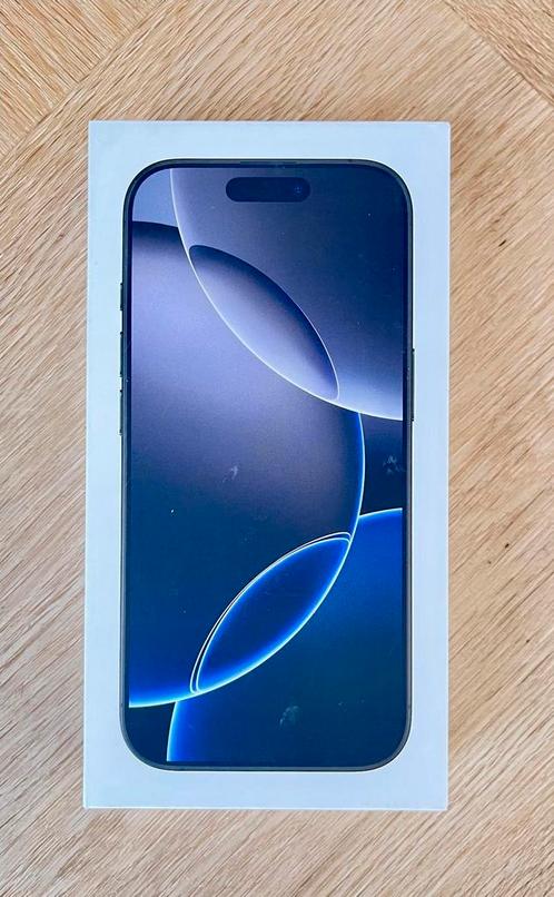 iPhone 16 Pro - 128GB - Zwart (Nieuw verzegeld), Telecommunicatie, Mobiele telefoons | Apple iPhone, Nieuw, 128 GB, Zonder abonnement
