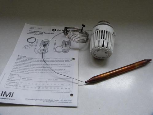 IMI Heimeier thermostaatknop met voeler Nieuw zonder mankeme, Doe-het-zelf en Verbouw, Thermostaten, Nieuw, Ophalen