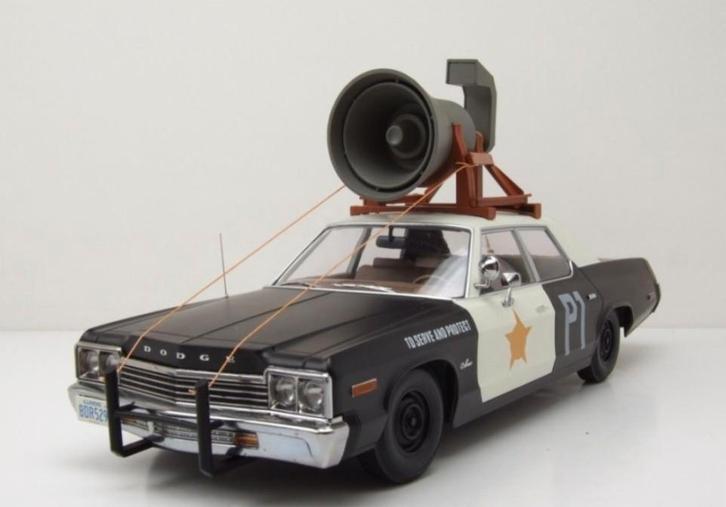 1:18 Dodge Monaco 1974 Bluesmobiel met luidspreker KK Scale, Hobby en Vrije tijd, Modelauto's | 1:18, Nieuw, Auto, Overige merken