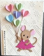 snijmallen Muis Hartjesballonnen NIEUW, Ophalen of Verzenden, Nieuw, Fantasie, Pons of Mal