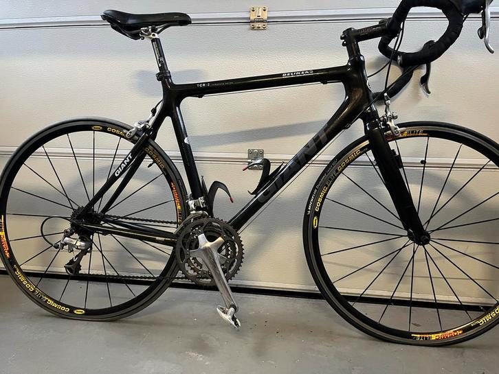 Giant Racefiets - Ultegra, Mavic, 56 inch, Fietsen en Brommers, Fietsen | Racefietsen, Gebruikt, Heren, Giant, 10 tot 15 versnellingen