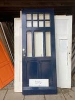 Antieke grenenhouten voordeur 91 x 230 x4,3 cm, Euro 375,00, Ophalen, Gebruikt