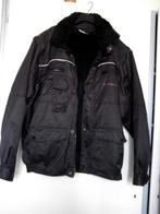 WARME ZWARTE HERENWINTERJAS UITNEEMBARE, Kleding | Heren, Ophalen, Zo goed als nieuw, Maat 56/58 (XL), Zwart