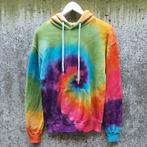 Regenboog spiral tie dye hippie unisex hoodie maat M, Spiral Creaties, Nieuw, Maat 38/40 (M), Ophalen of Verzenden