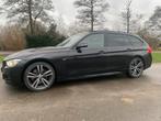 Nette BMW 320i touring M, Auto's, Automaat, Zwart, Zwart, Leder