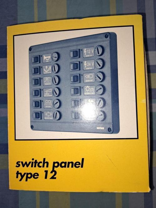 Vetus Switch panel type 12, Watersport en Boten, Navigatiemiddelen en Scheepselektronica, Gebruikt, Kabel of Apparatuur, Ophalen of Verzenden