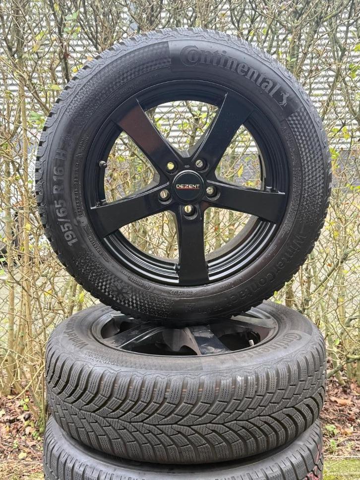 16” Dezent Ford Cmax Focus 2022 velgen winterbanden TPMS, Auto-onderdelen, Banden en Velgen, Band(en), Winterbanden, 16 inch, 195 mm