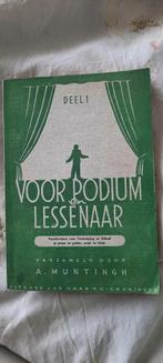 A Muntingh - voor podium en lessenaar Deel I, Ophalen of Verzenden, A Muntingh