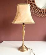 Vintage grote messing tafellamp, Ophalen of Verzenden, Gebruikt, Minder dan 50 cm