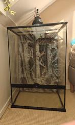 Terrarium/paludarium 60x45x90 met alle benodigdheden!, Dieren en Toebehoren, Reptielen en Amfibieën | Toebehoren, Ophalen, Gebruikt