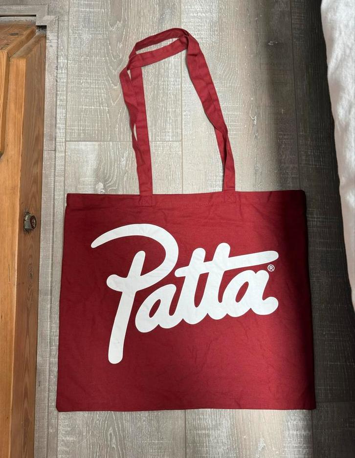 Patta Tote Bag Bordeaux / Wijnrood / Burgundy / Maroon, Sieraden, Tassen en Uiterlijk, Tassen | Damestassen, Nieuw, Schoudertasje