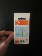 200 postzegels van €1,-, Tickets en Kaartjes, Eén persoon, Cadeaubon, Overige typen