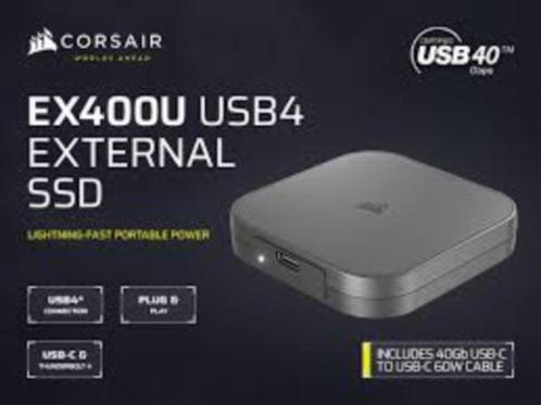 Corsair Ex400U 4Tb externe ssd, Computers en Software, Harde schijven, Zo goed als nieuw, Extern, SSD, USB, Ophalen of Verzenden