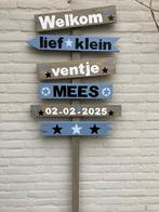 geboorte bord jongen, Ophalen of Verzenden, Nieuw, Geboortebord