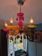 Kleurrijke kroonluchter, Huis en Inrichting, Lampen | Kroonluchters, Ophalen, Gebruikt
