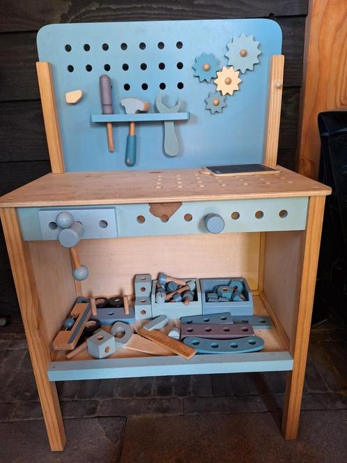 Werkbank little dutch houten speelgoed tbv goed doel, Kinderen en Baby's, Speelgoed | Houten speelgoed, Gebruikt, Overige typen