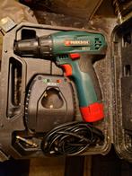 Parkside Accu Schroefmachine met Lader en Accu, Doe-het-zelf en Verbouw, Gereedschap | Boormachines, Gebruikt, Variabele snelheid